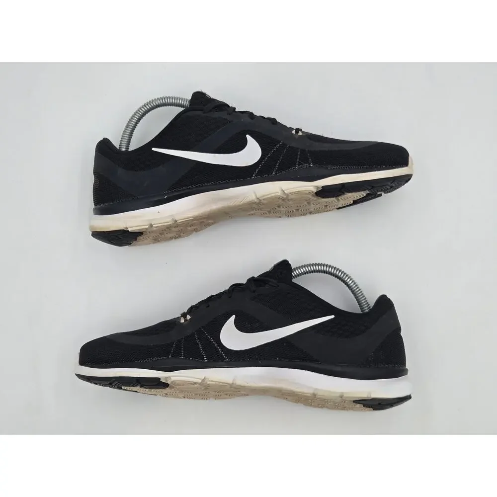 Nike Flex Trainer 6 Women’s Size 9 Black White Athletic Shoes 831217-001